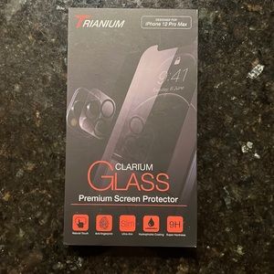 iPhone 12 Pro Max Glass Screen Protector 2pk us camera lens protectors.